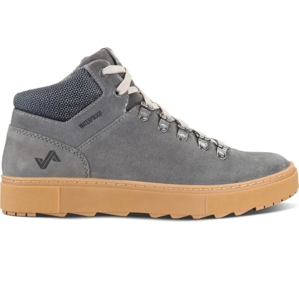 Forsake Lucie Mid Waterproof Sneaker‎ Boots Suede Leather Gray Lace-up Size 8.5